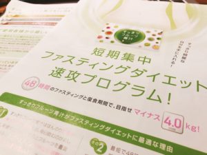 すっきりフルーツ青汁プチ断食４８時間プログラム