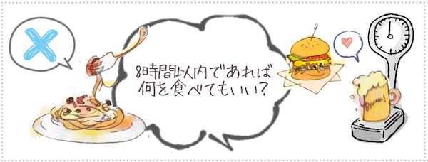 8時間ダイエットを継続するバナー