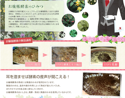 お嬢様酵素の作り方